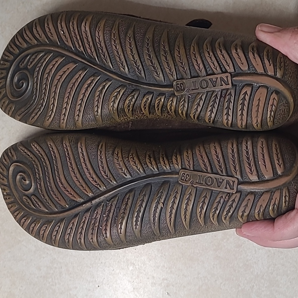New Naot Matai Mary Jane Velcro Flats View 2